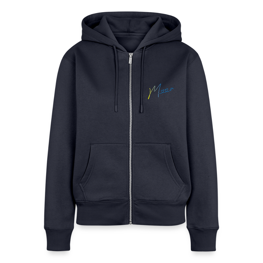 Frauen Premium Kapuzenjacke - Meer - Navy