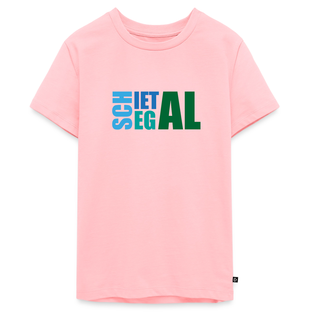 Teenager Premium T-Shirt "Schietegal" - Rosa