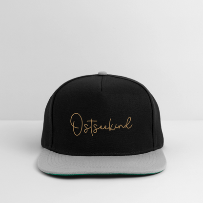Snapback Cap - Ostseekind - Schwarz/Grau