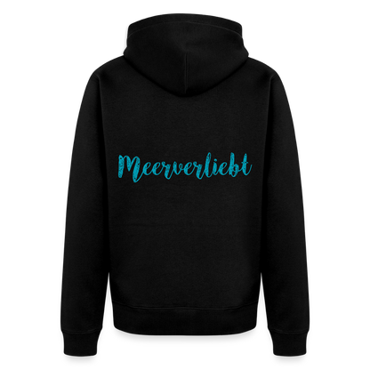 Herren Premium Kapuzenjacke - Meerverliebt - Schwarz