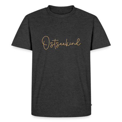 Herren Premium T-Shirt - Ostseekind - Anthrazit meliert