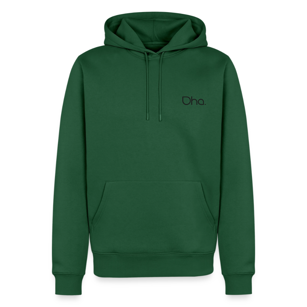 Oha Herren Premium Hoodie - Flaschengrün