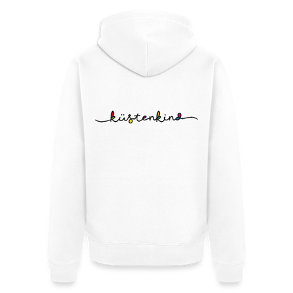 Herren Premium Kapuzenjacke - Küstenkind - Weiß