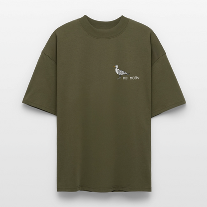 Unisex Oversize Bio-T-Shirt - de Mööv (weiss) - Khaki
