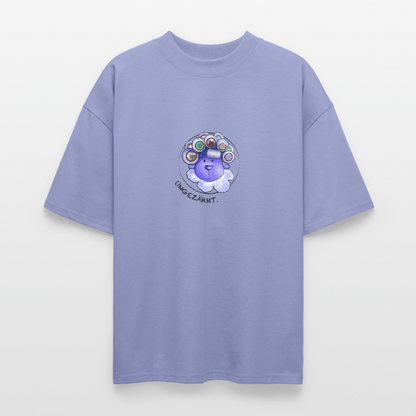 Unisex Oversized Bio T-Shirt - Schaf ungezähmt - Violett