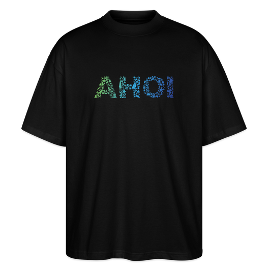 Ahoi doodles - Unisex Oversize Bio T-Shirt - Schwarz