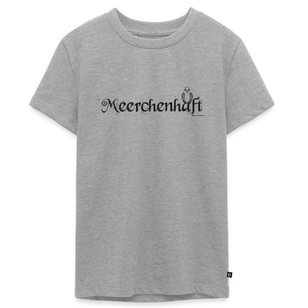 Teenager Premium T-Shirt "Meerchenhaft" - Grau meliert