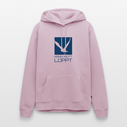 Herren Premium Hoodie - kann, mutt, löppt - Altrosa