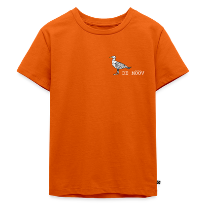 Kinder Premium T-Shirt - de Mööv (weiss) - Orange 