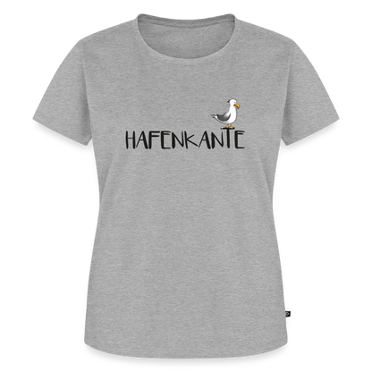 Hafenkante - Damen Premium Bio T-Shirt - Grau meliert