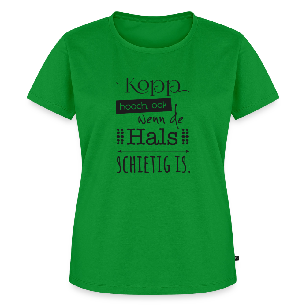 Damen Premium Bio T-Shirt - Kopp hooch - Grün