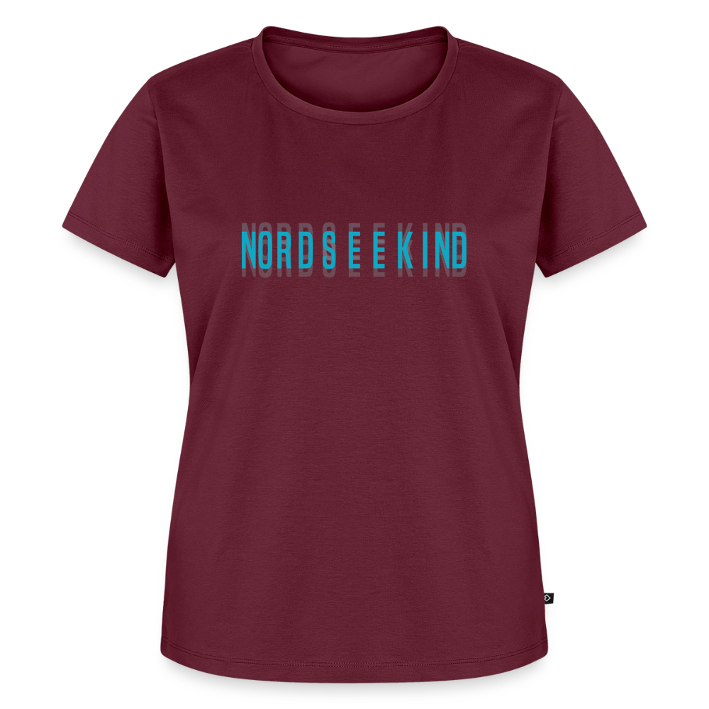 Nordseekind Damen Premium T-Shirt - Burgunderrot