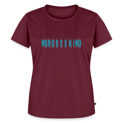Nordseekind Damen Premium T-Shirt - Burgunderrot