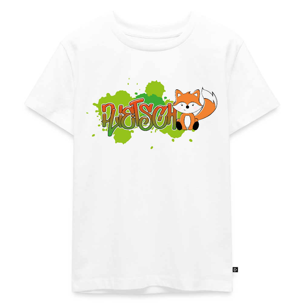 Kinder Premium T-Shirt - plietsch Voss - Weiß