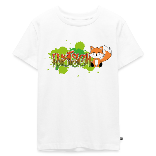 Kinder Premium T-Shirt - plietsch Voss - Weiß
