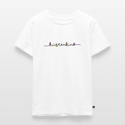 Kinder Premium T-Shirt "Küstenkind" - Weiß