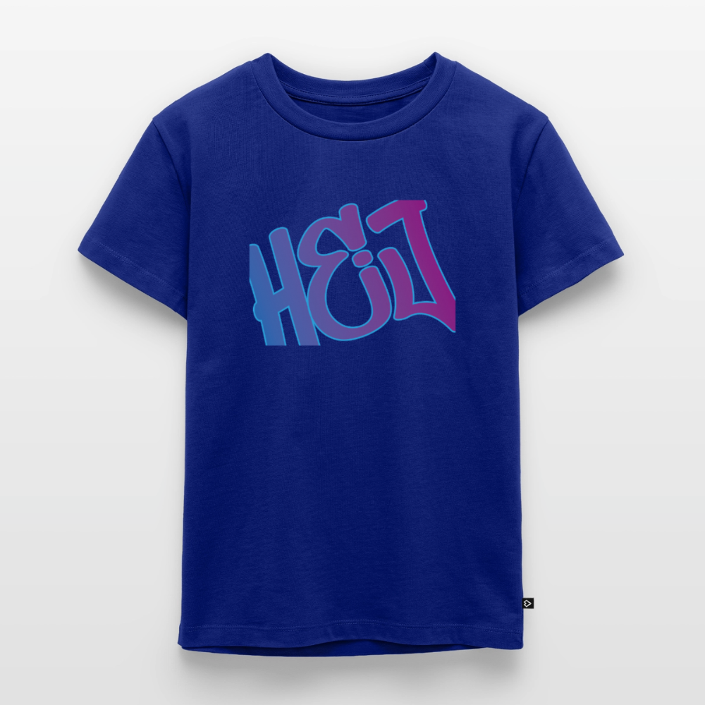 Kinder Premium T-Shirt "Hej" - Royalblau