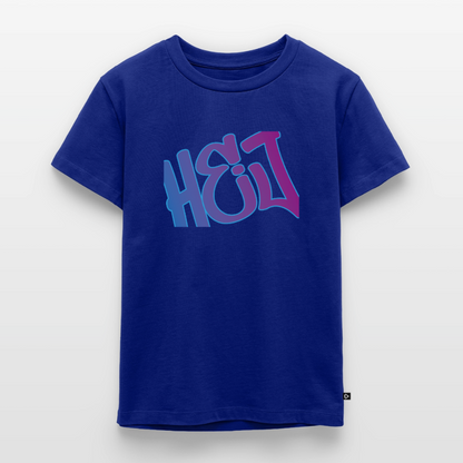 Kinder Premium T-Shirt "Hej" - Royalblau