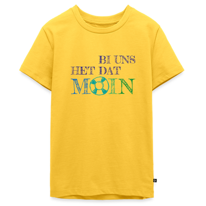 Teenager Premium T-Shirt - Bi uns het dat Moin - Gelb