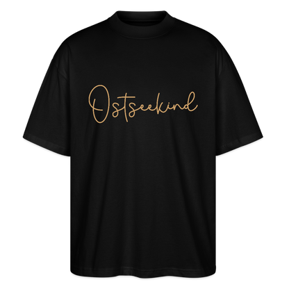 Unisex Oversize Bio-T-Shirt - Ostseekind - Schwarz