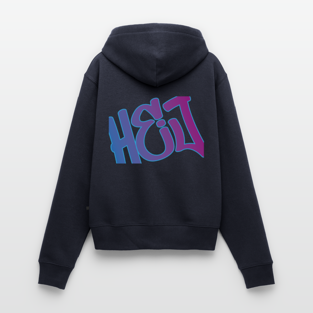 Damen Premium Kapuzenjacke - Hej - Navy