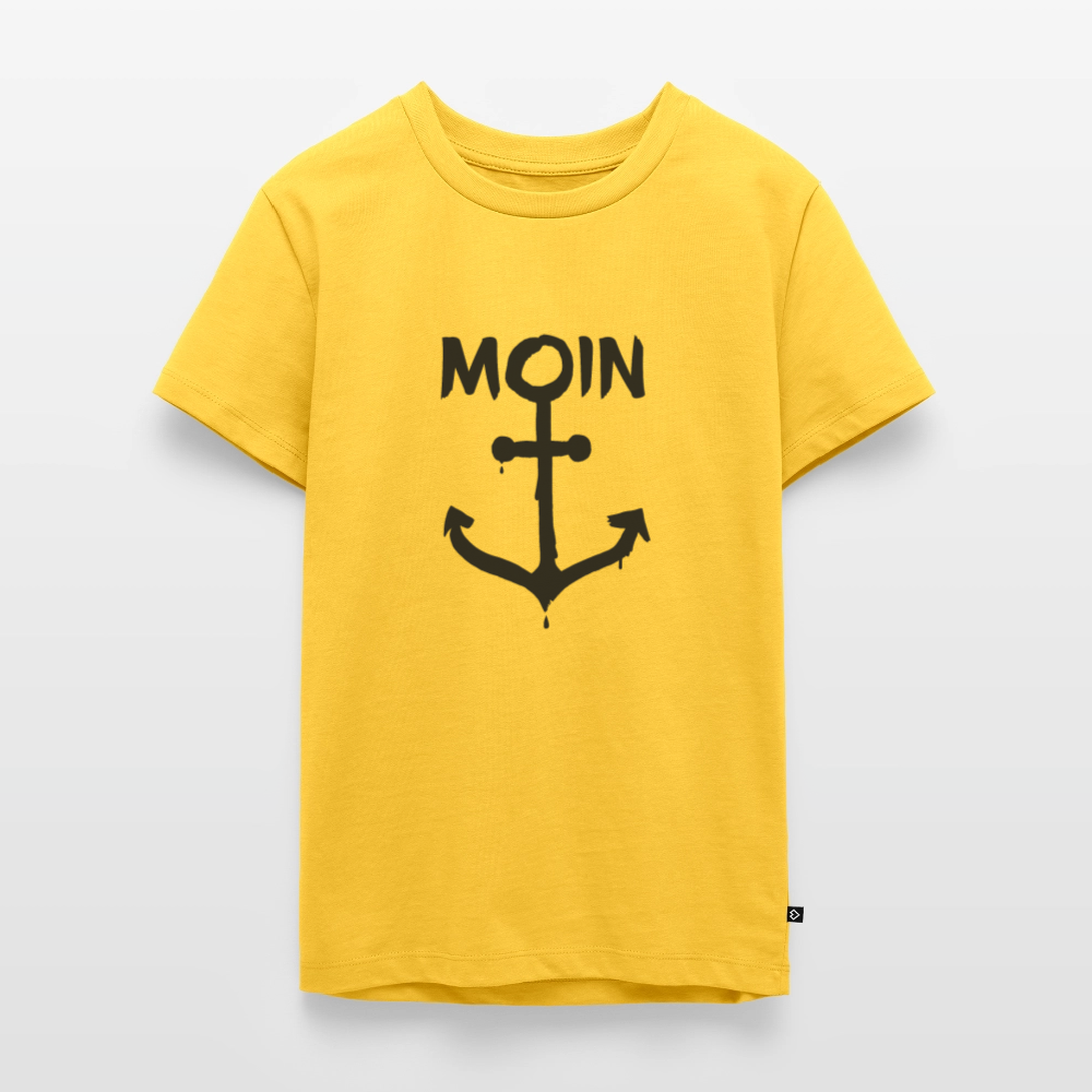Teenager Premium T-Shirt - Moin Anker - Gelb
