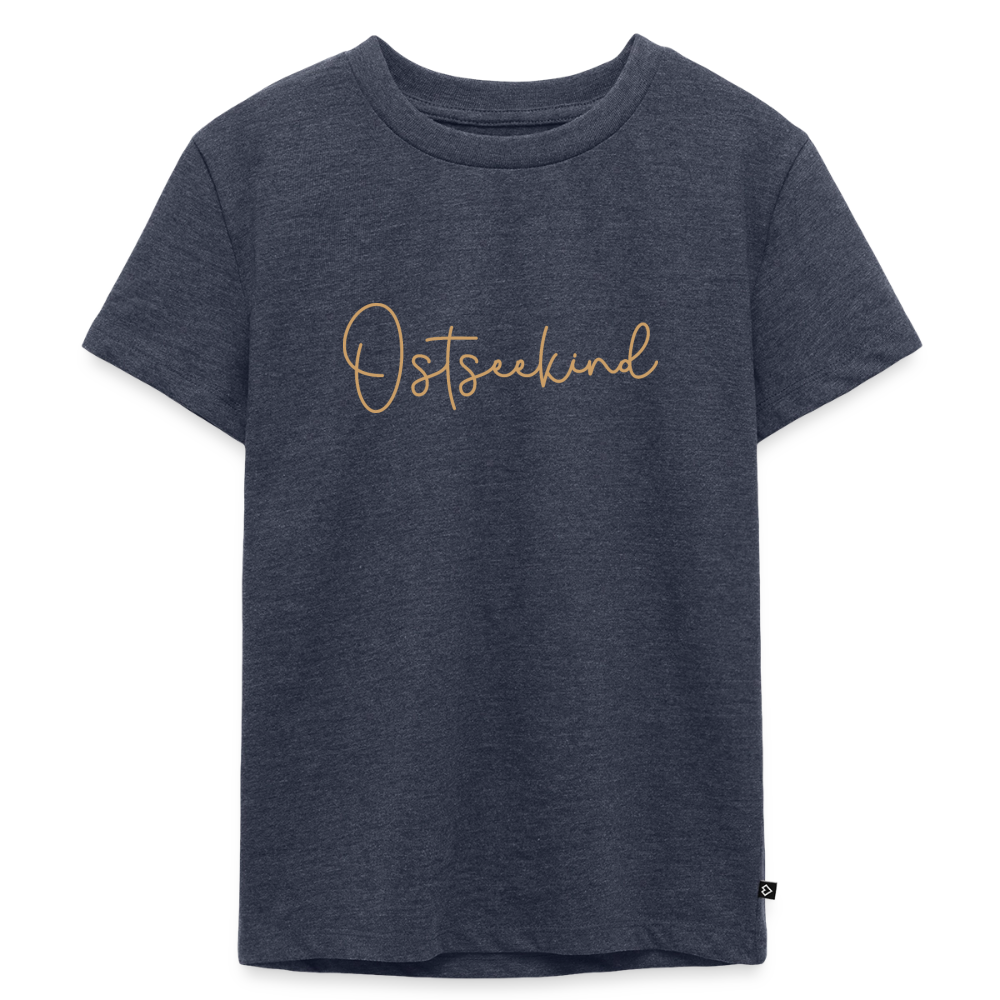 Kinder Premium T-Shirt "Ostseekind" - Jeansblau 