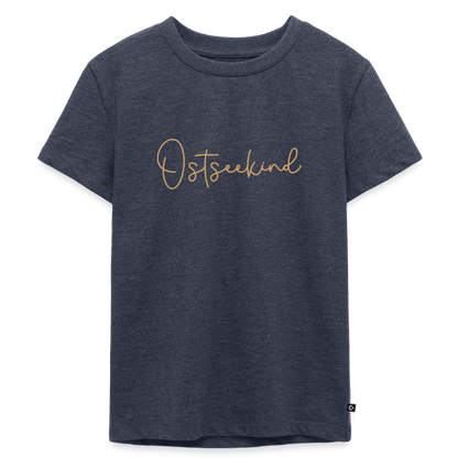 Kinder Premium T-Shirt "Ostseekind" - Jeansblau 