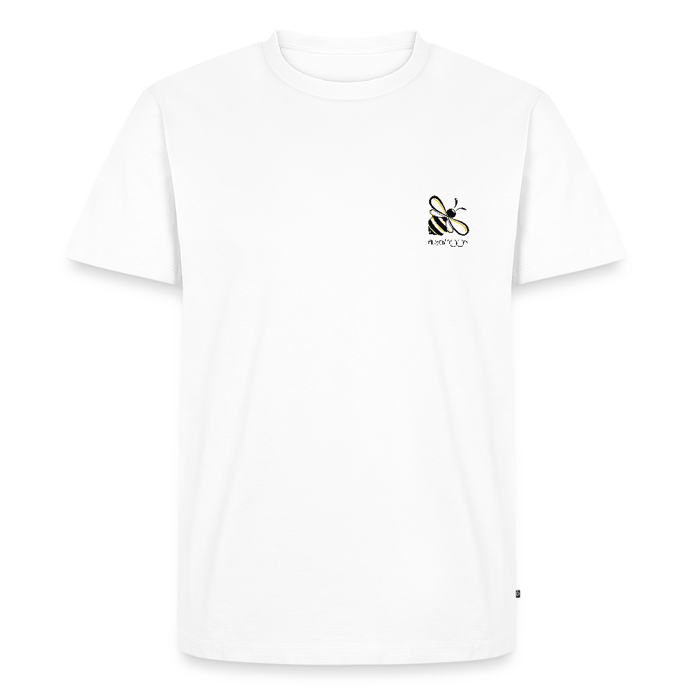 Herren Premium Bio T-Shirt - Plüschmoors - Weiß