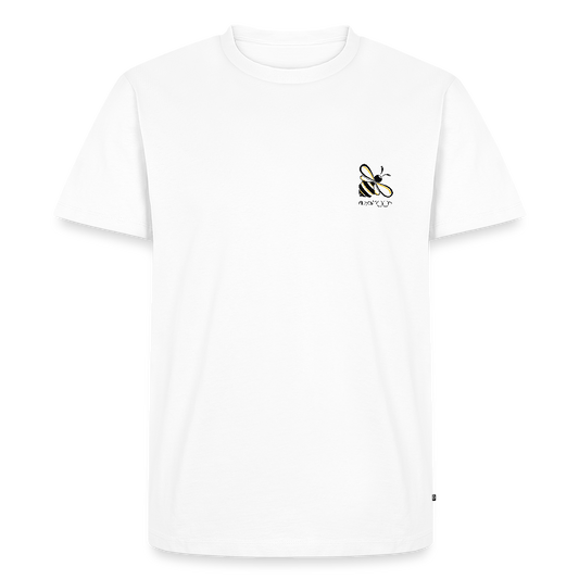 Herren Premium Bio T-Shirt - Plüschmoors - Weiß