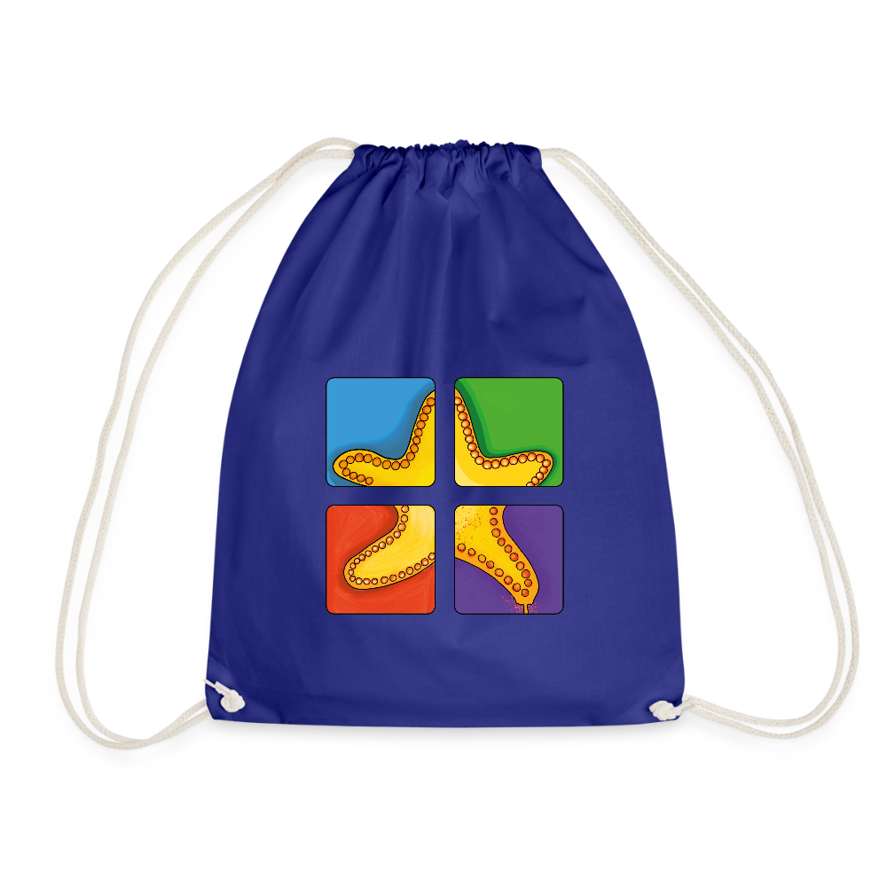 Turnbeutel - Seestern - Königsblau