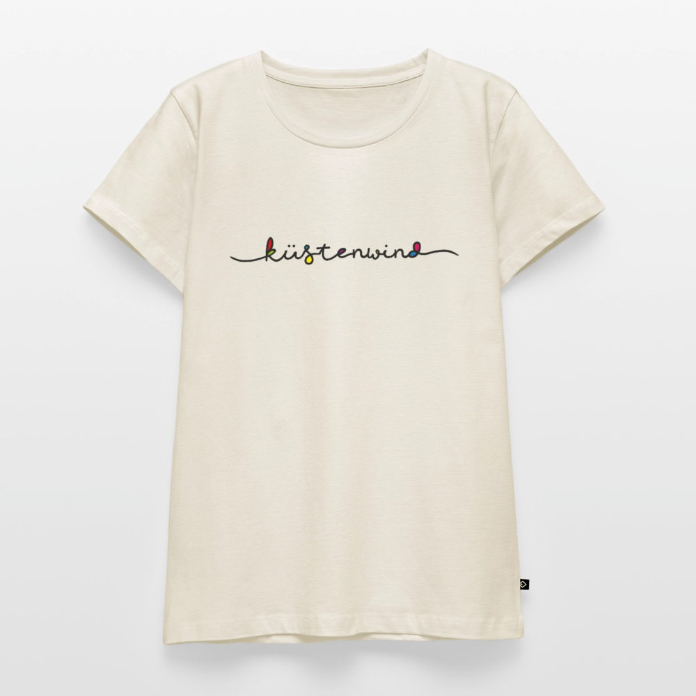 Küstenwind - Damen Premium Bio T-Shirt - Naturweiß