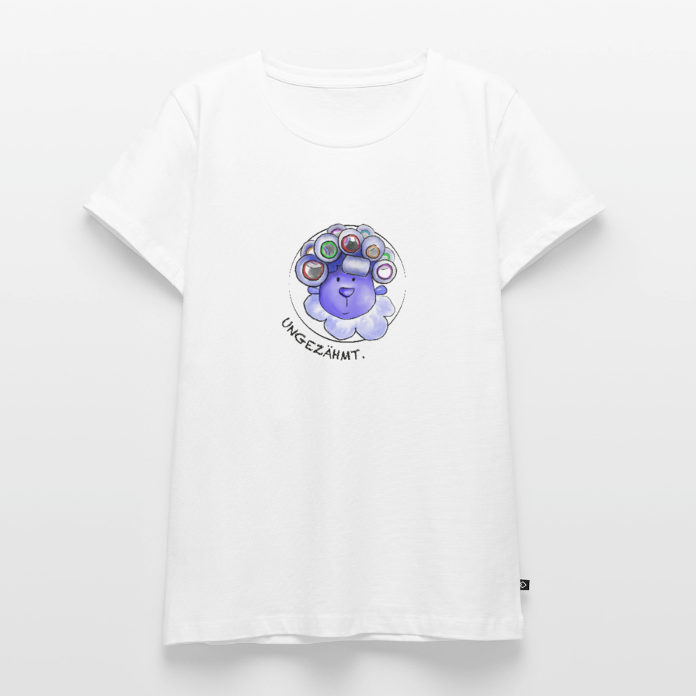 Damen Premium T-Shirt - Schaf ungezähmt - Weiß