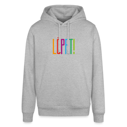 Unisex Bio-Hoodie - Löppt! - Grau meliert