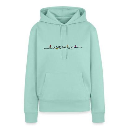 Damen Premium Hoodie - Küstenkind - Mint 