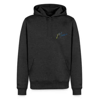 Männer Premium Hoodie - Meer - Anthrazit meliert
