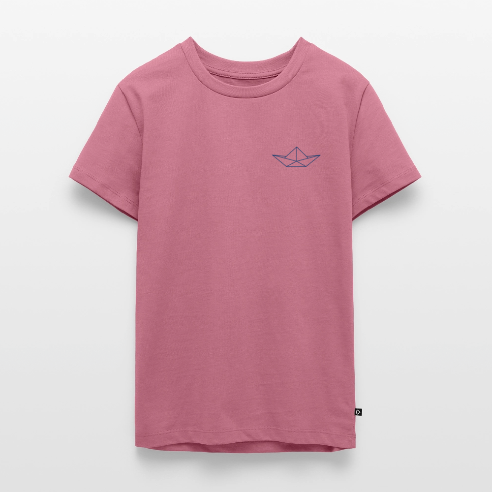 Teenager Premium T-Shirt - Origami Boot - Mauve