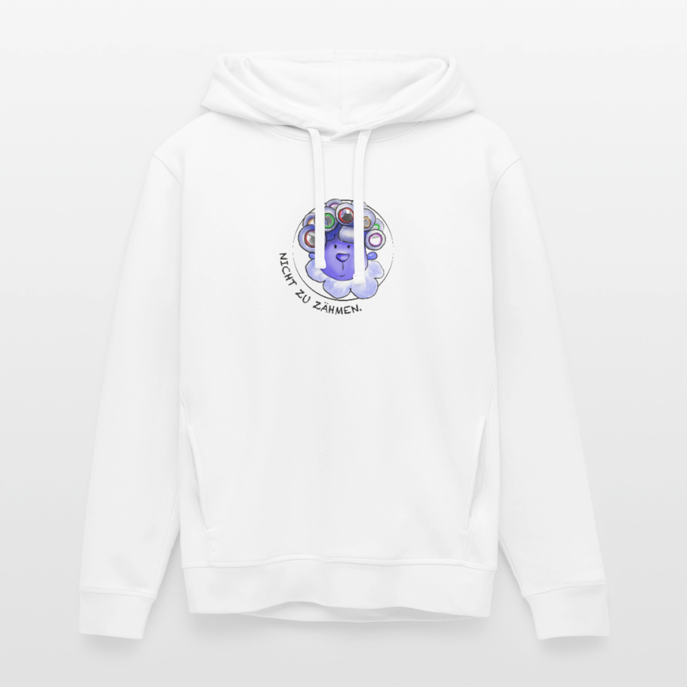 Nicht zu zähmen - Unisex Bio-Hoodie - Weiß