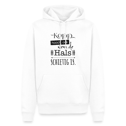 Herren Premium Hoodie - Kopp hooch - Weiß