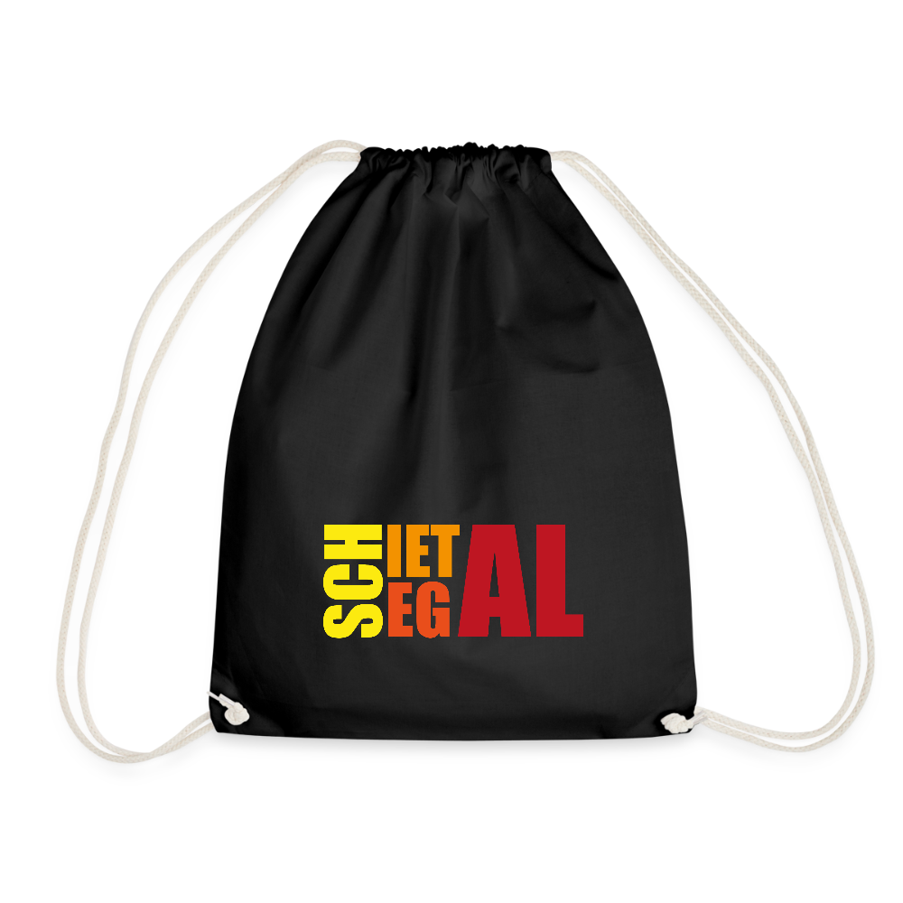 Turnbeutel - Schietegal Rot - Schwarz