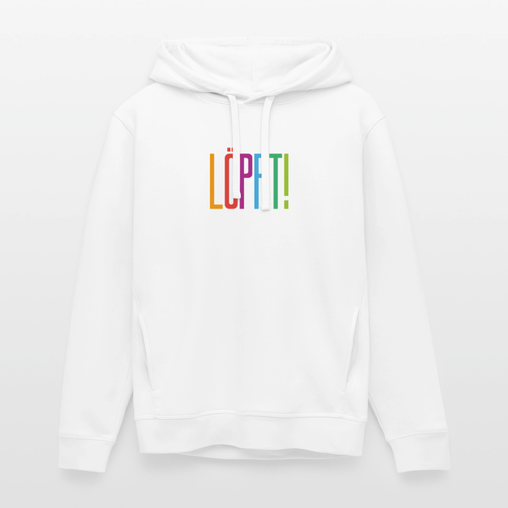 Unisex Bio-Hoodie - Löppt! - Weiß