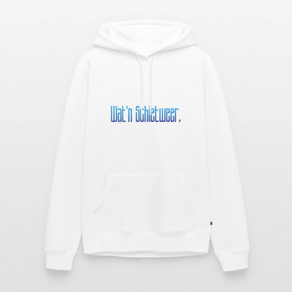Herren Premium Hoodie - wat'n Schietweer - Weiß