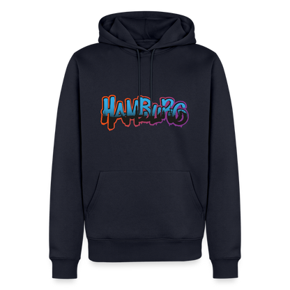 Herren Premium Hoodie - Hamburg - Navy