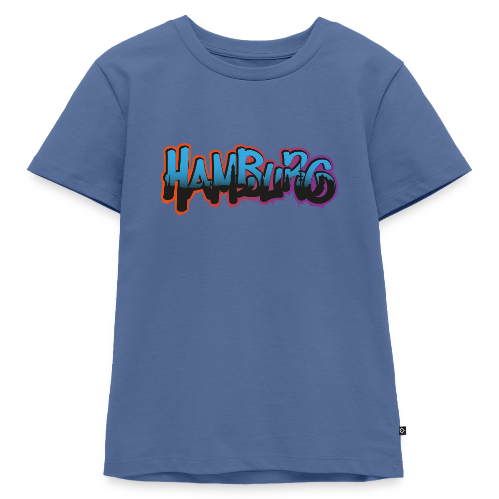 Kinder Premium T-Shirt - Hamburg - Taubenblau