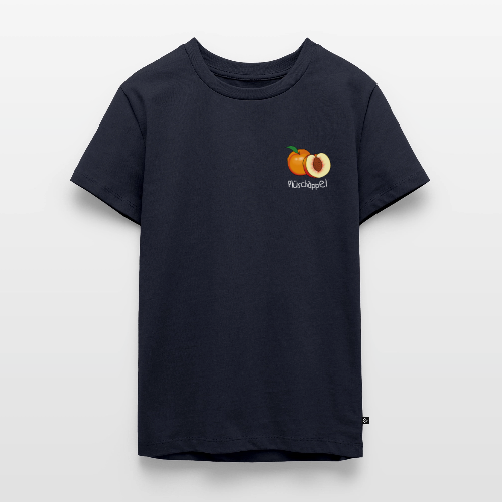 Teenager Premium T-Shirt - Plüschappel (weiss) - Navy