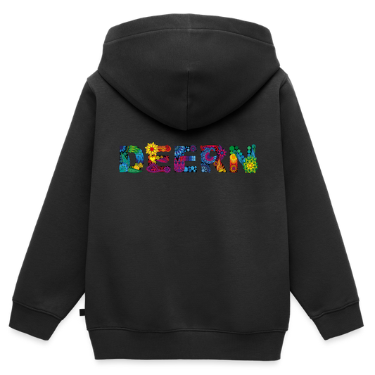 Kinder Premium Kapuzenjacke - Deern - Schwarz