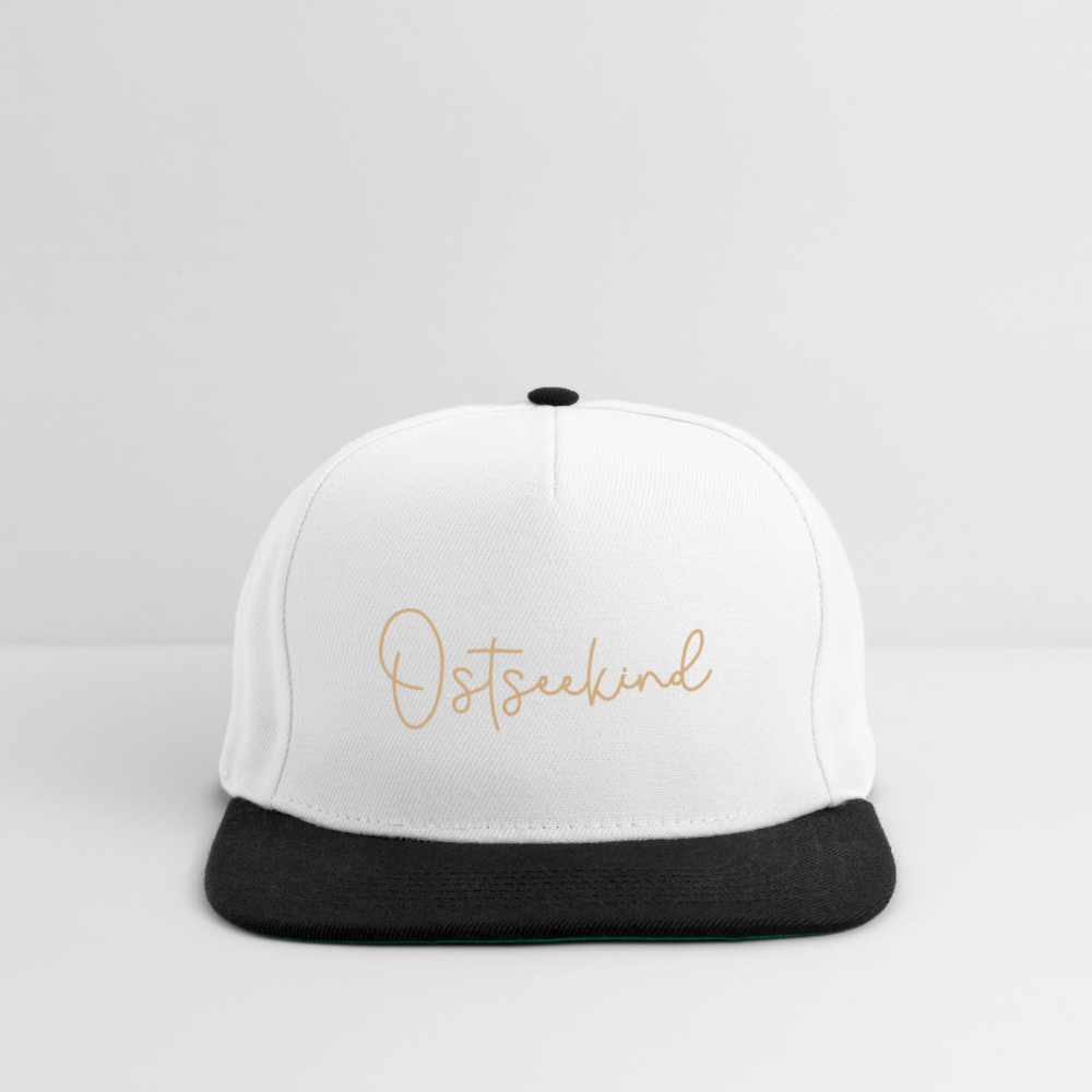 Snapback Cap - Ostseekind - Weiß/Schwarz