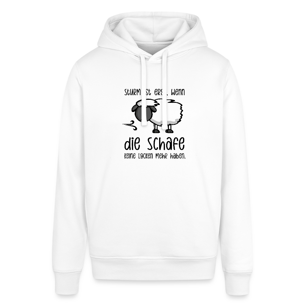 Unisex Bio-Hoodie - Schaf - Weiß