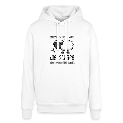 Unisex Bio-Hoodie - Schaf - Weiß