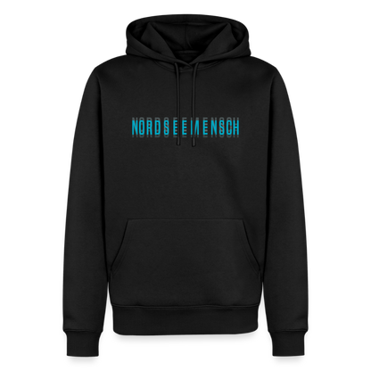 Nordseemensch - Herren Premium Hoodie - Schwarz